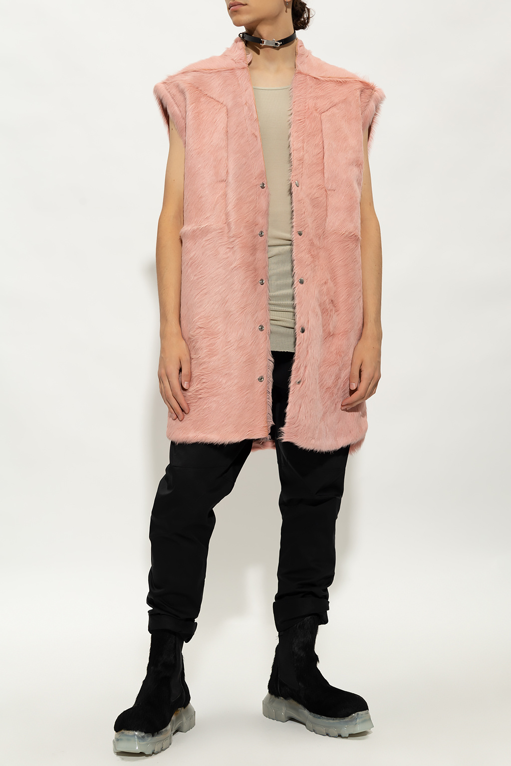 Rick Owens Fur vest | SchaferandweinerShops | Men's Clothing